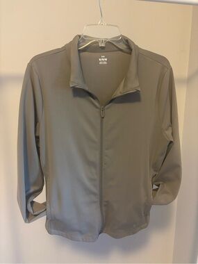 Under Armour Olive Green Full-Zip Women's Sweater Jacket